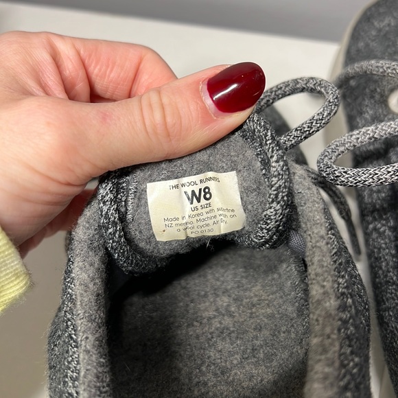 Allbirds Women's Wool Runners Size 8 Gray - Picture 8 of 11